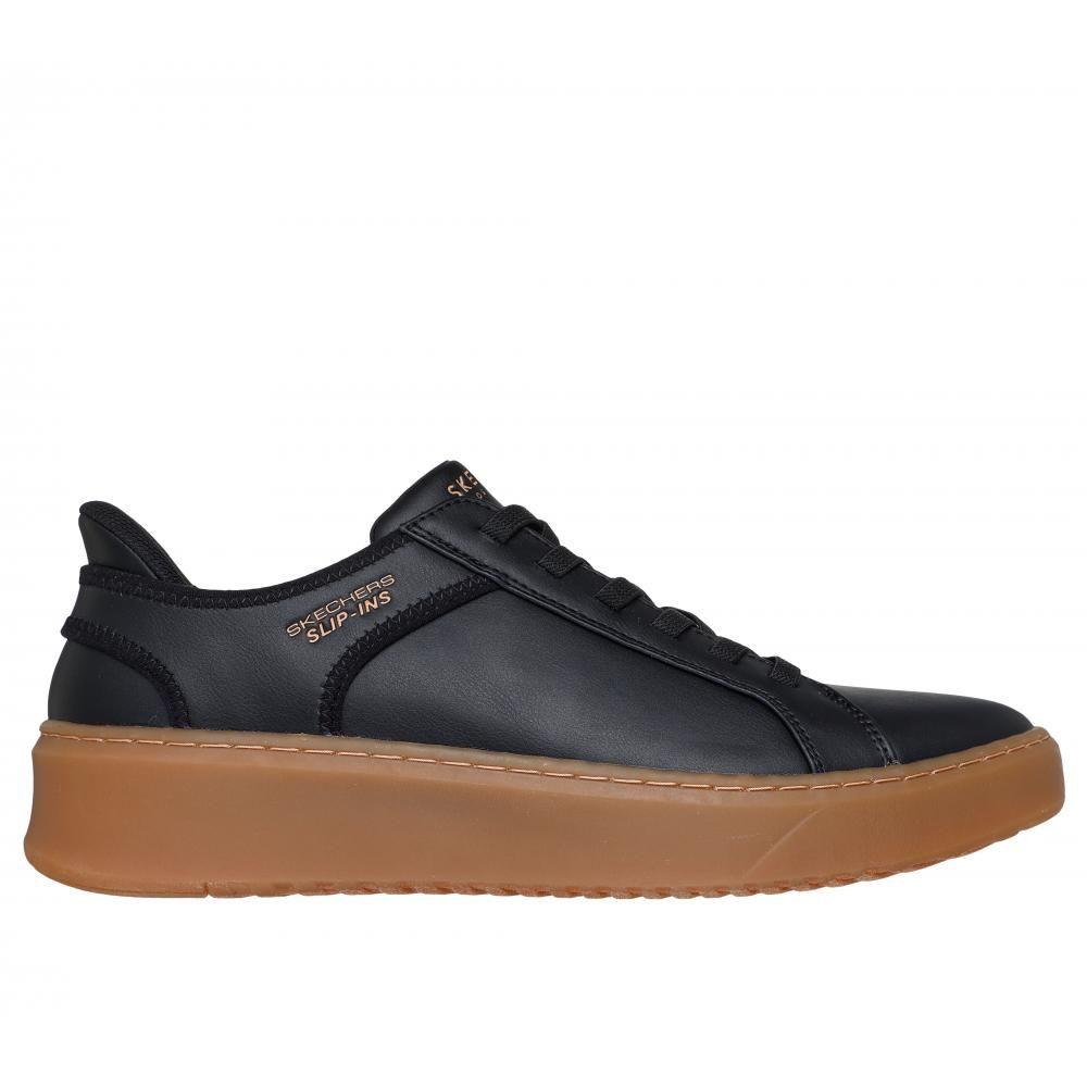 Zapatilla Hombre Court Break Double Vented Negro B Skechers-0