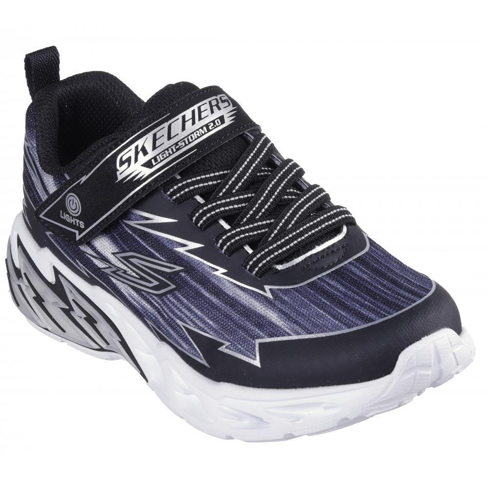 Zapatilla Niño Light Storm 2.0 Bolt-Brights Negra Skechers-4