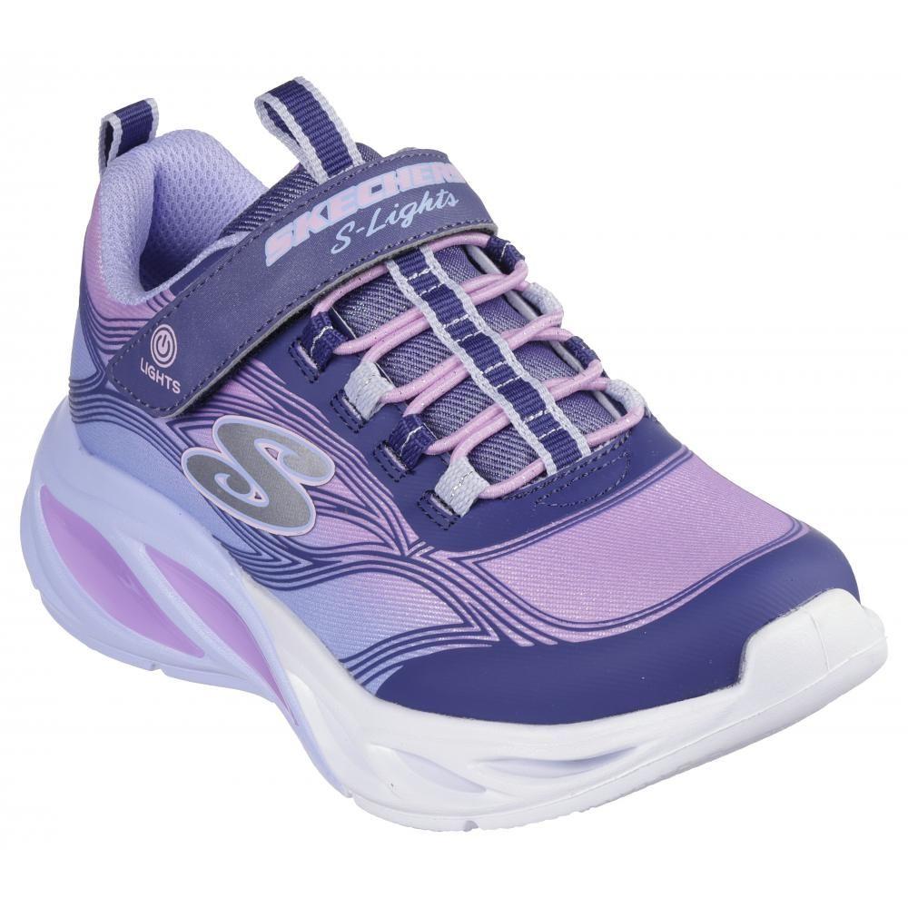Zapatilla Niña Cosmic Glow Azul Skechers-4