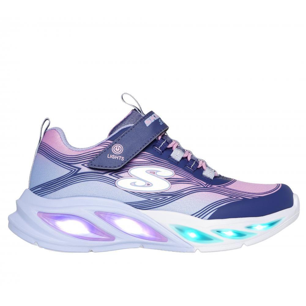 Zapatilla Niña Cosmic Glow Azul Skechers-5