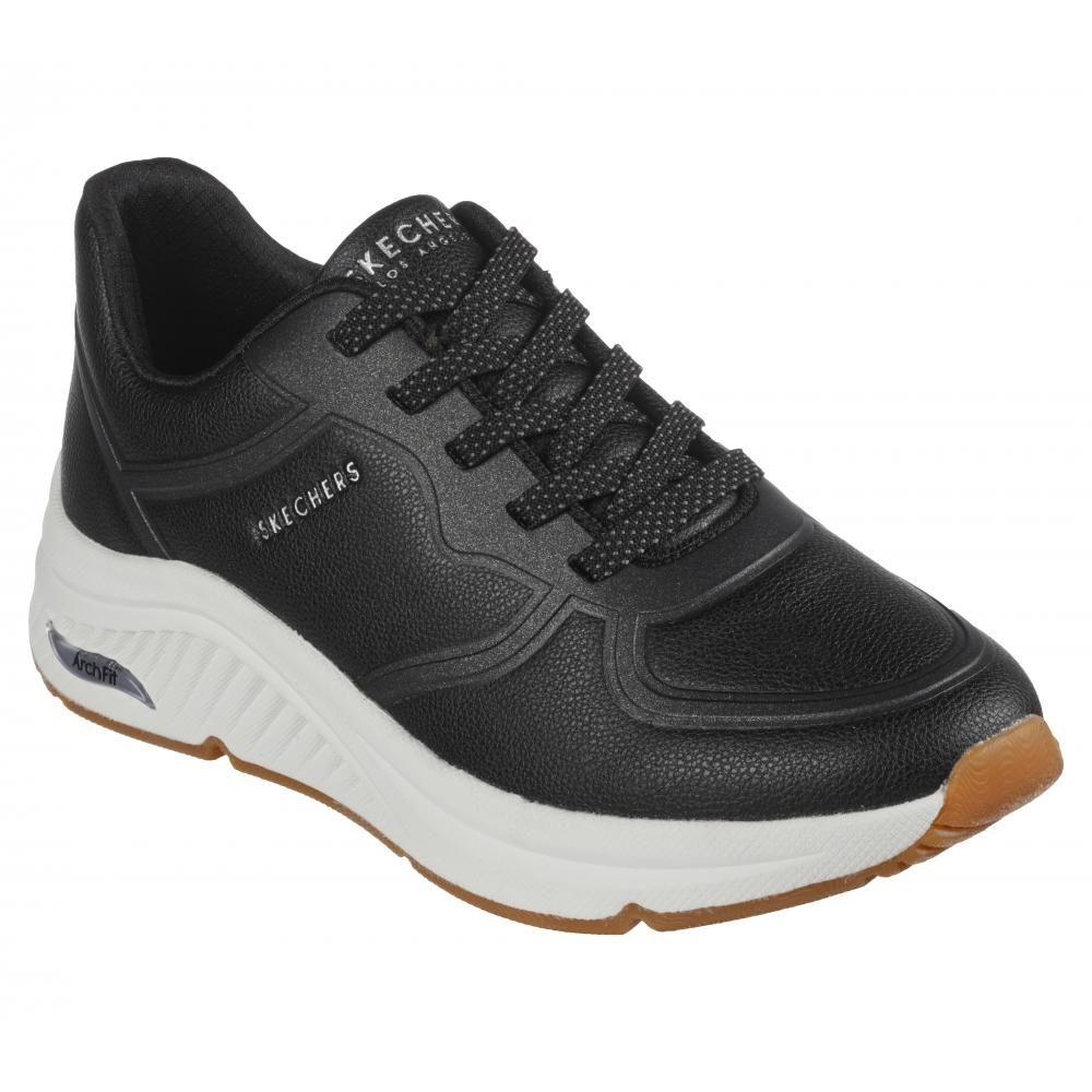 Zapatilla Mujer Arch Fit S-Miles  Mile Makers Negro Skechers-5