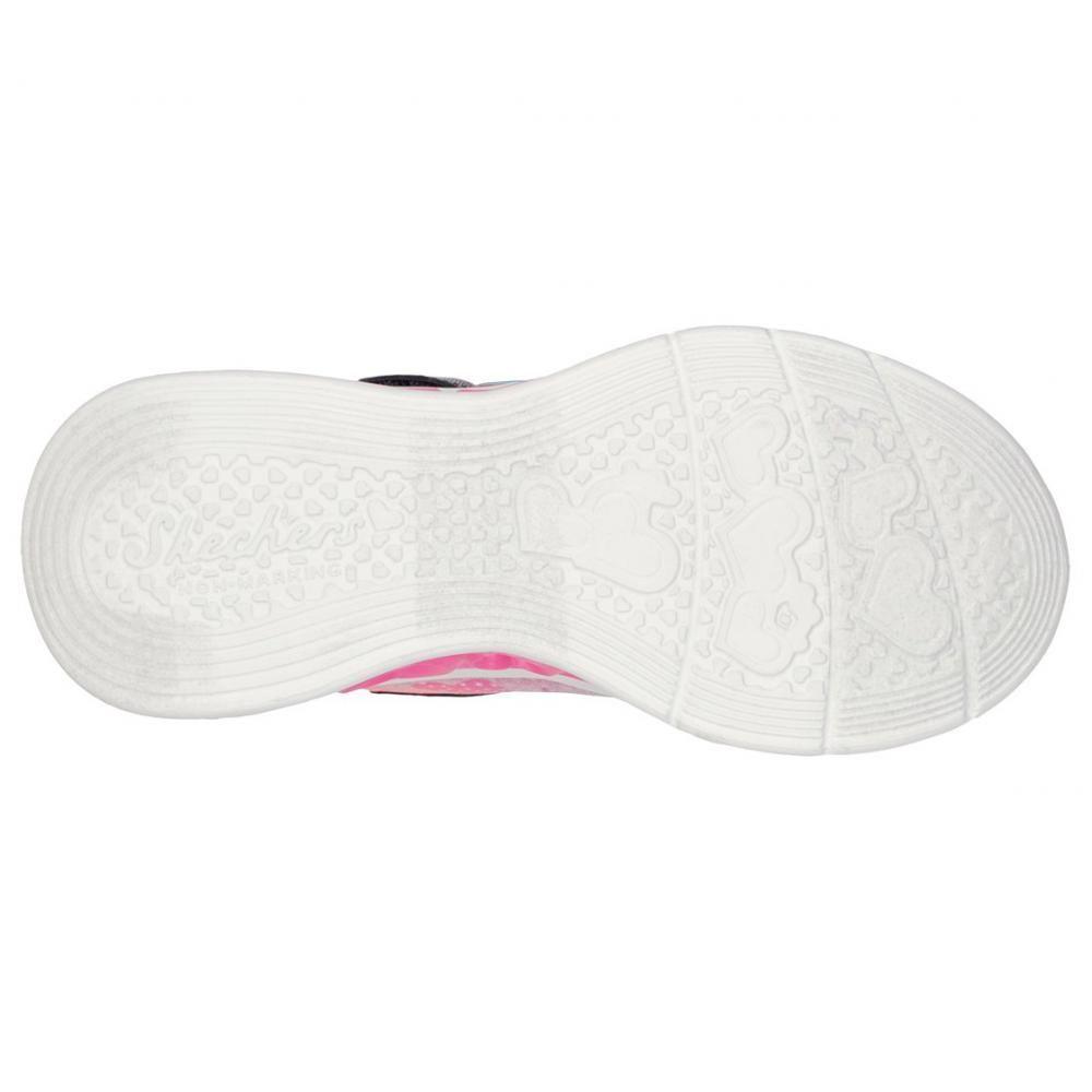 Zapatillas Niña Flutter H Lights Simply Love Azul Skechers-2