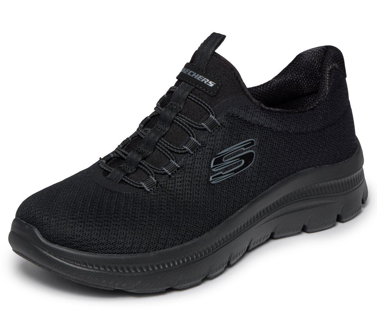 Zapatillas Mujer Summits Plus Negro Skechers-4