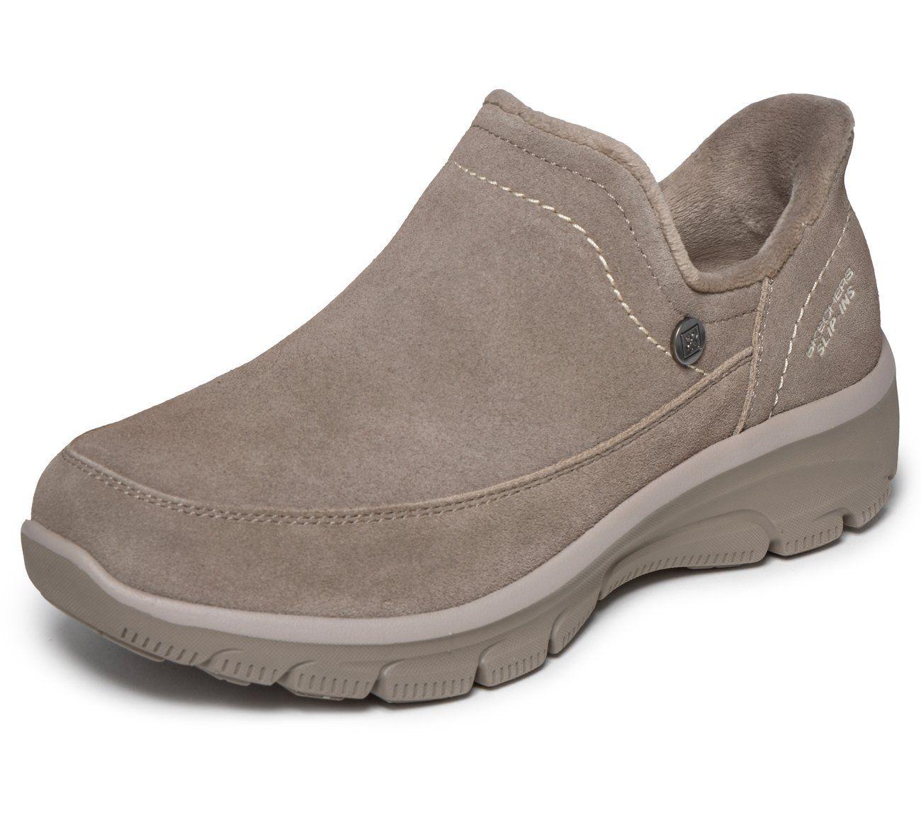 Botines Mujer Slip-ins Easy G Modern Whisper Gris Skechers-4