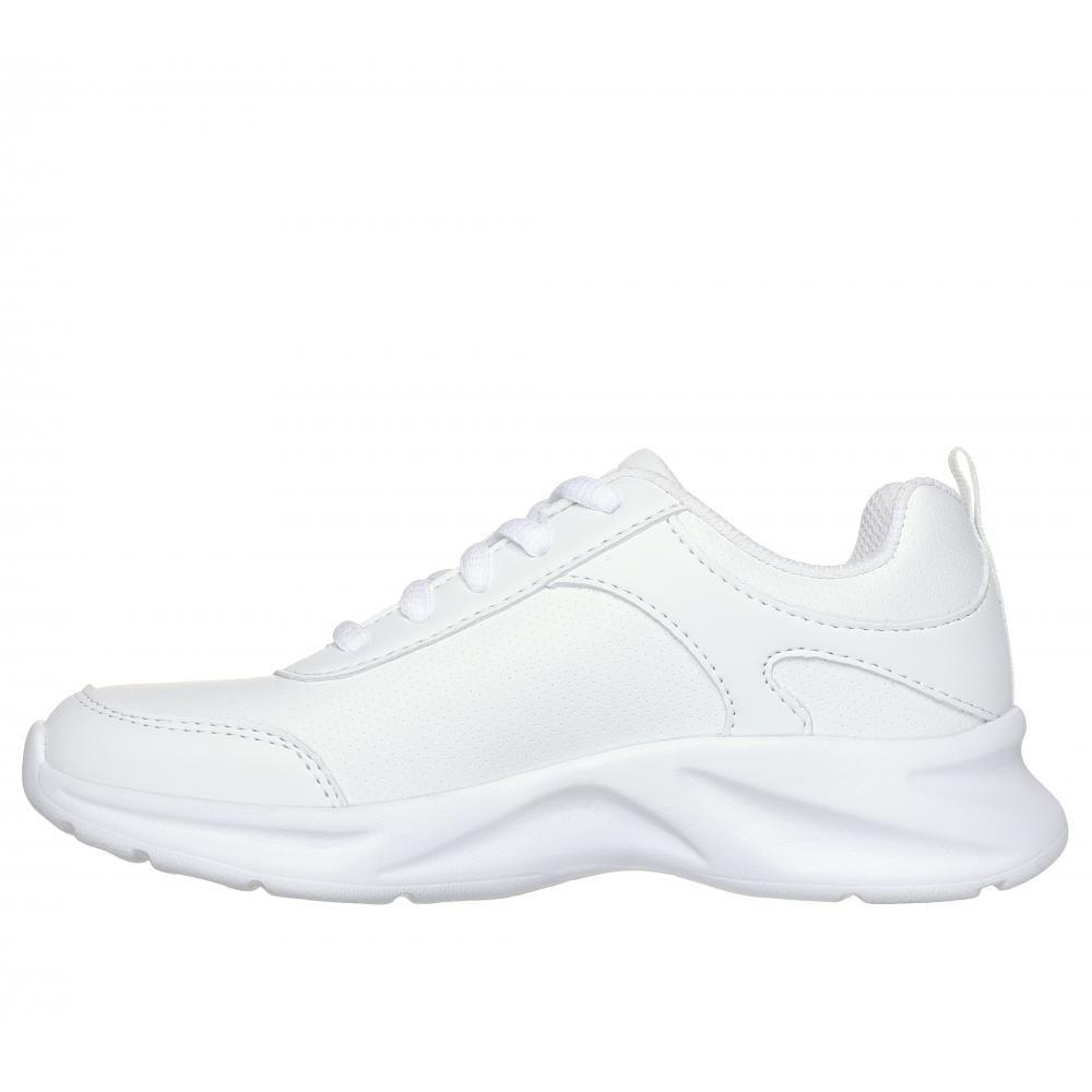 Zapatilla Niña Dynamatic Blanca Skechers-3
