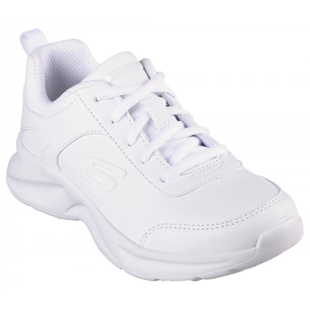 Zapatilla Niña Dynamatic Blanca Skechers-4