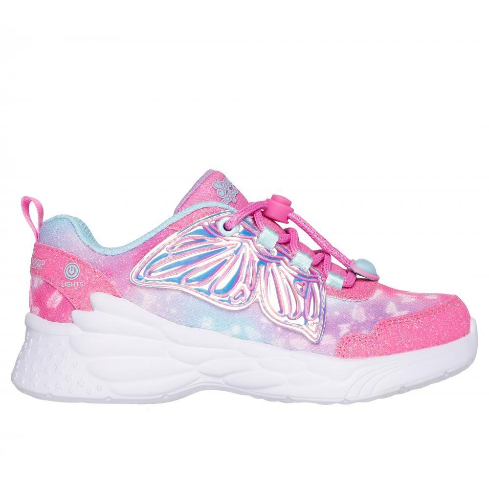Zapatilla Niña Dream Racer Wing Brites Rosado Skechers-0