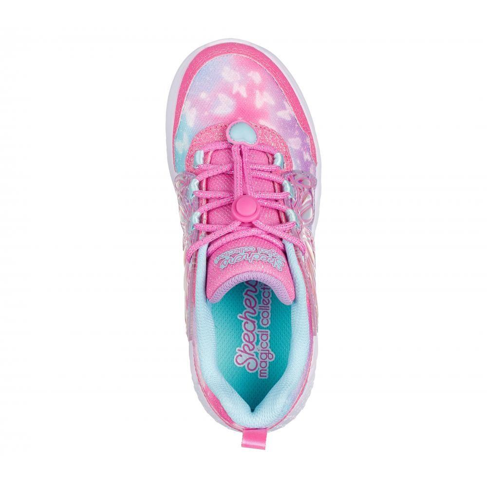 Zapatilla Niña Dream Racer Wing Brites Rosado Skechers-1