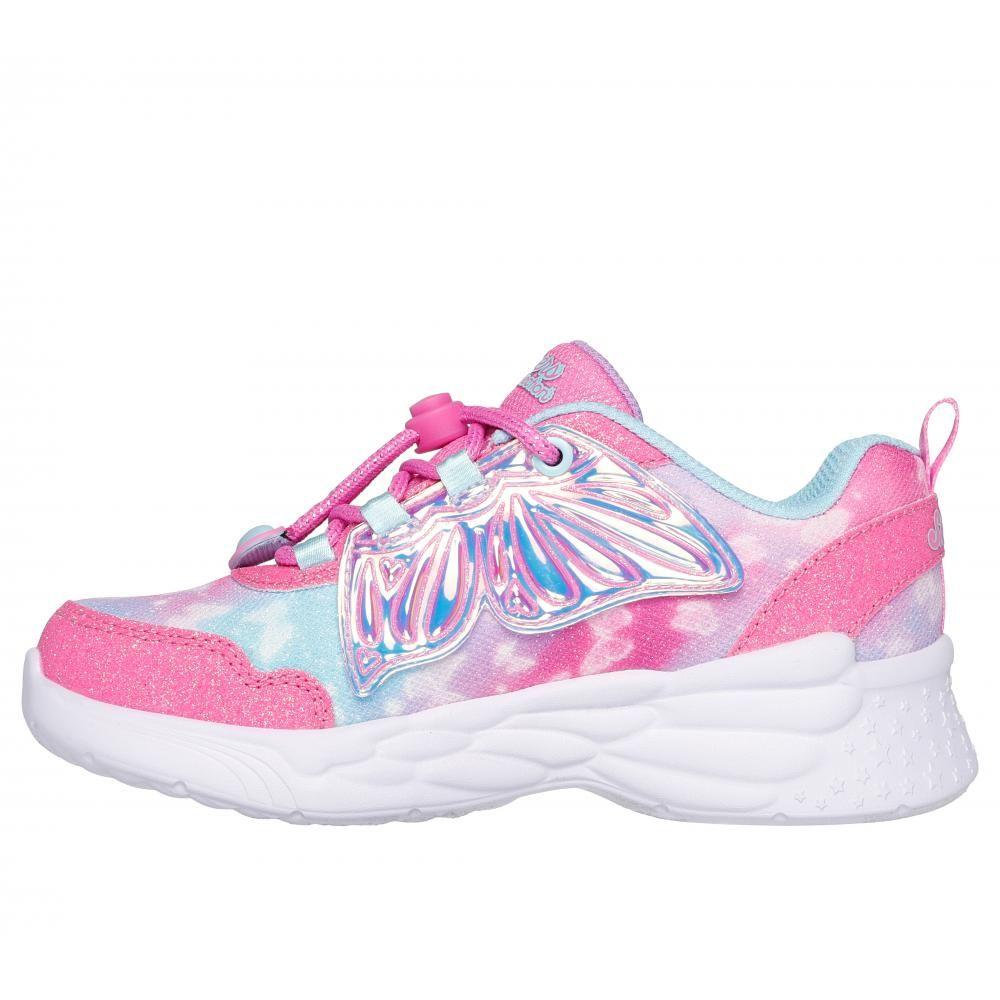 Zapatilla Niña Dream Racer Wing Brites Rosado Skechers-3