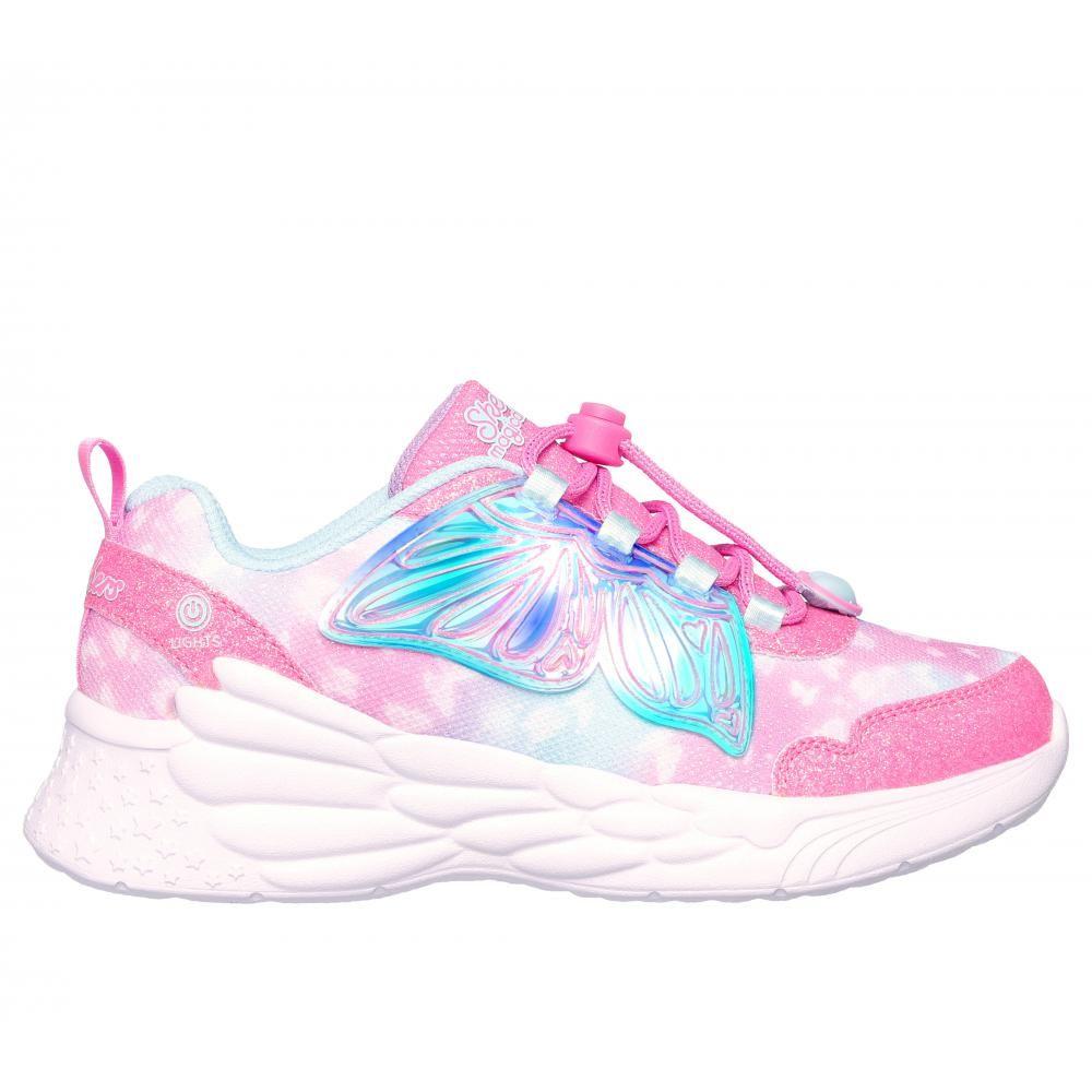 Zapatilla Niña Dream Racer Wing Brites Rosado Skechers-5