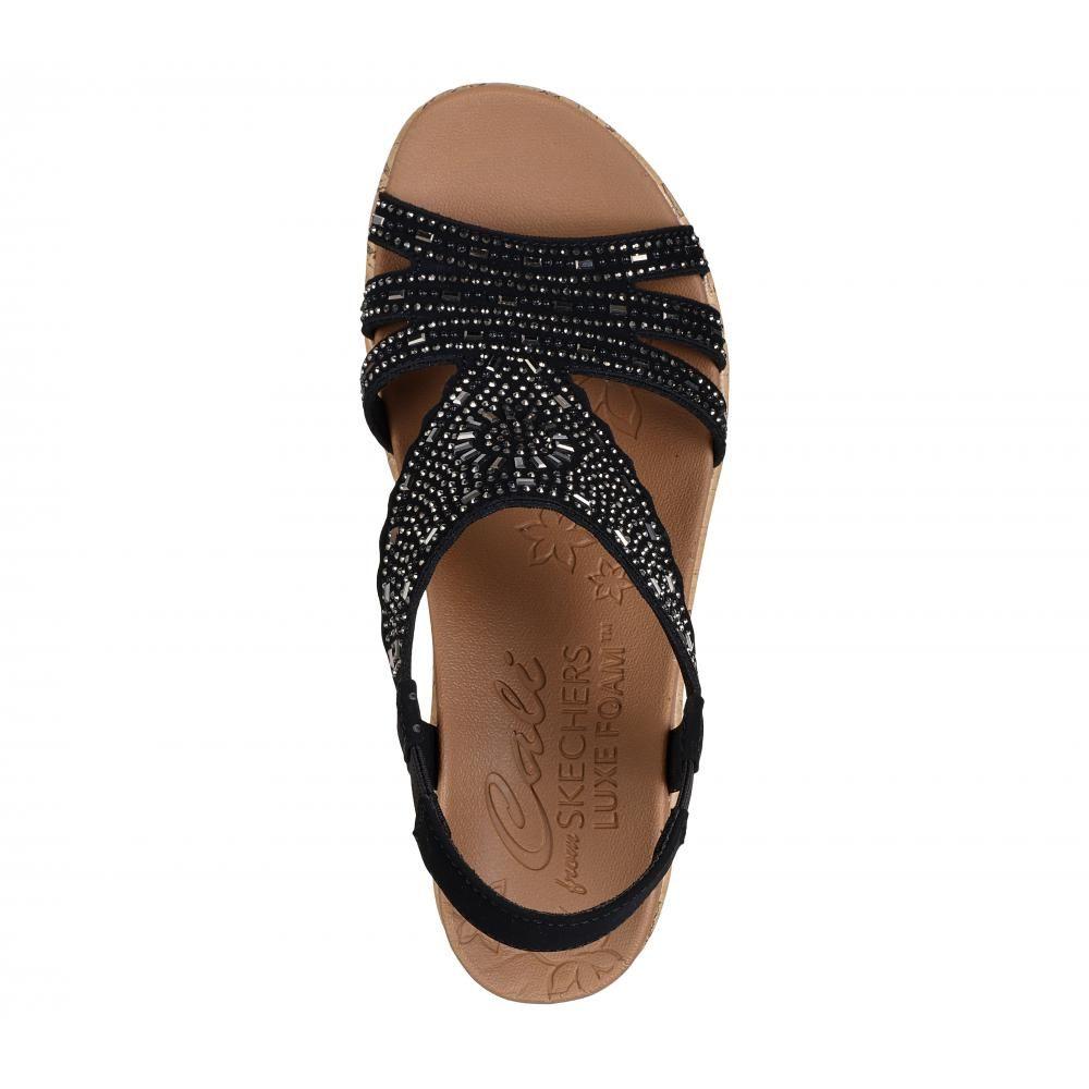 Sandalia Mujer Beverlee Dazzling Charm Negro Skechers-1