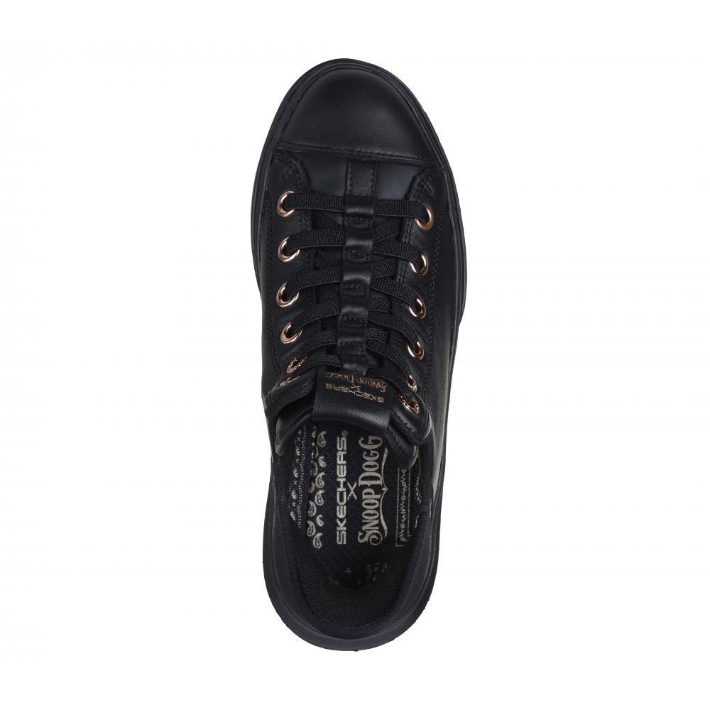 Zapatilla Mujer Snoop OneOg Leather Negro Skechers-1