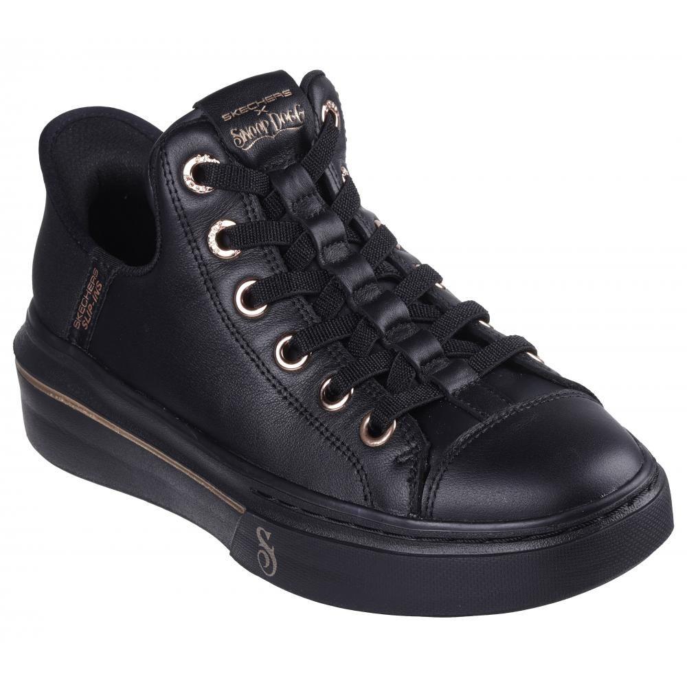 Zapatilla Mujer Snoop OneOg Leather Negro Skechers-4