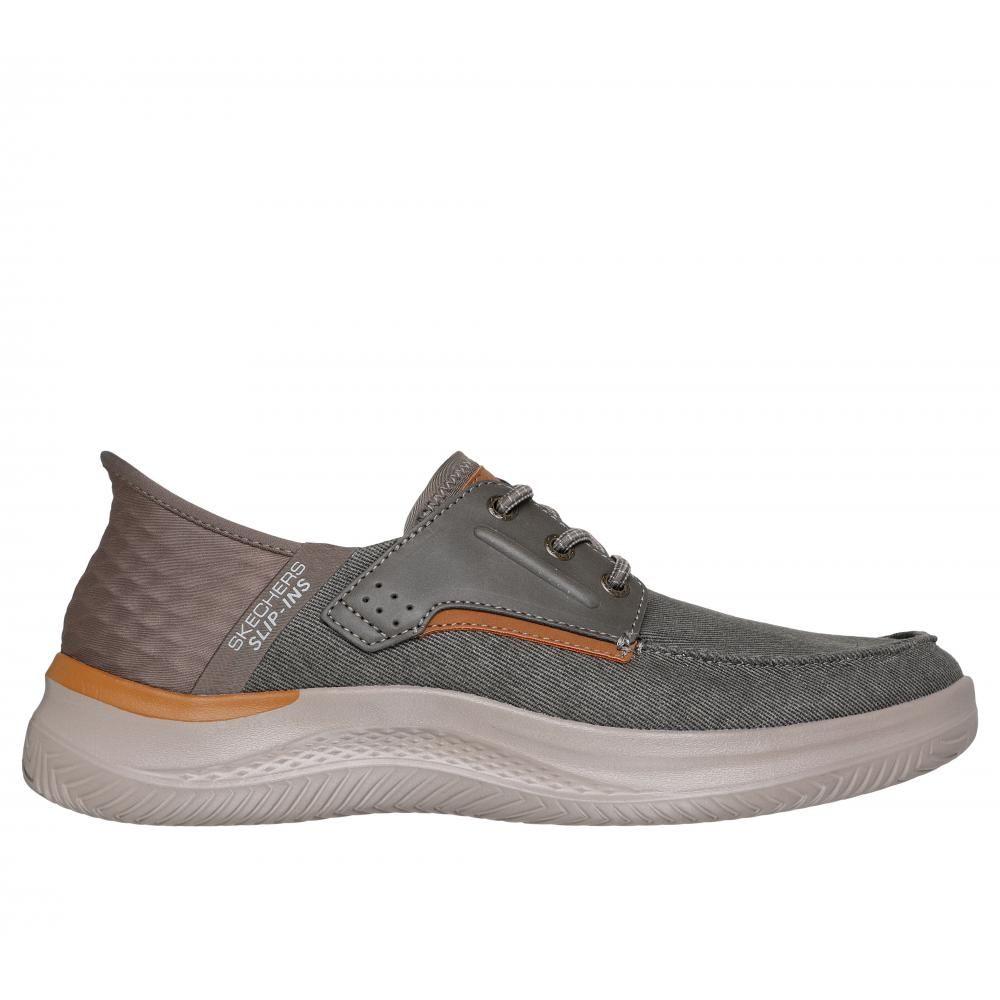 Zapatos Hombre Slip-ins Hasting BRN Café Skechers-0