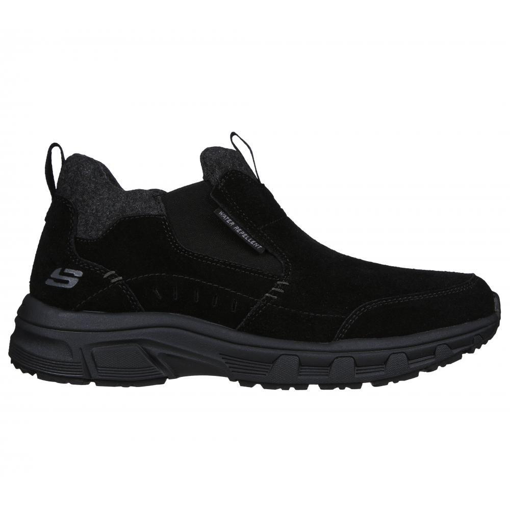 Botín Hombre Oak Canyon Bombarder Negro Skechers-0