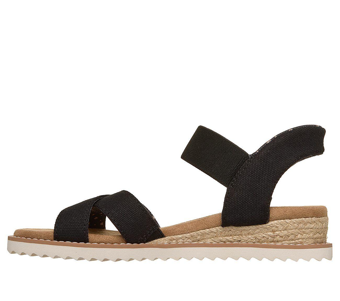 Sandalias Skechers Mujer Slip-Ins Bobs Desert Kiss Negro-3