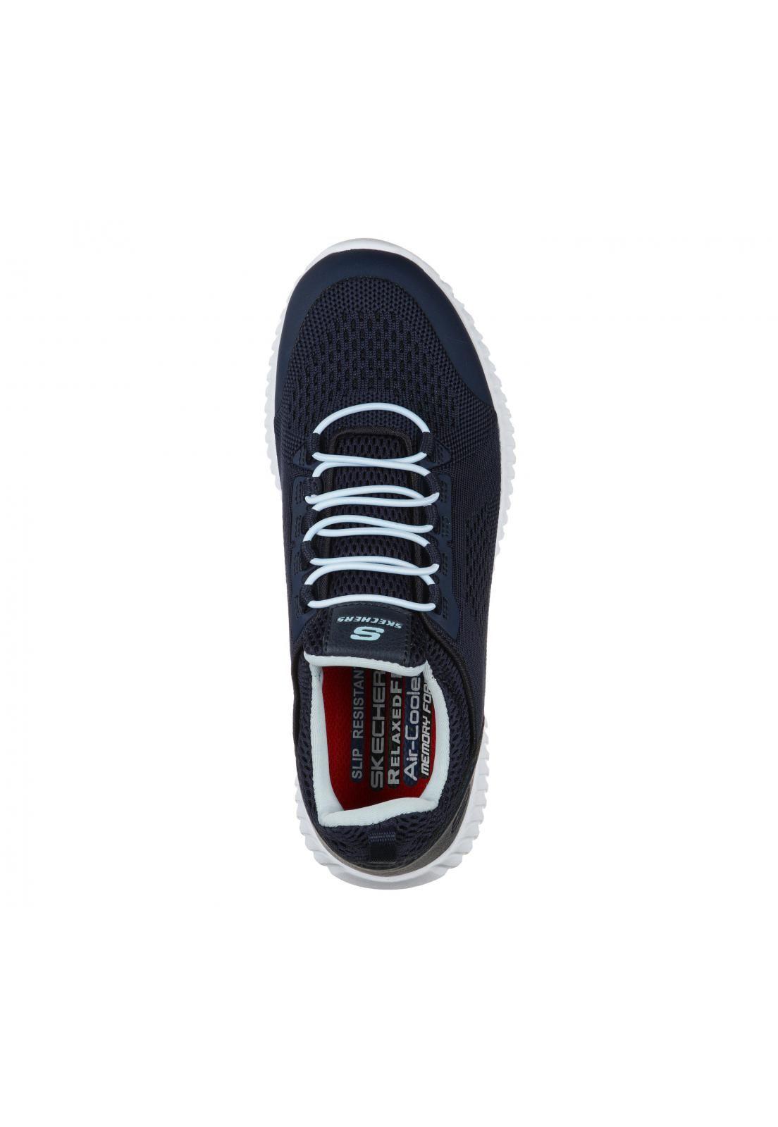 Zapatilla Mujer Work Cessnock Azul Skechers-2