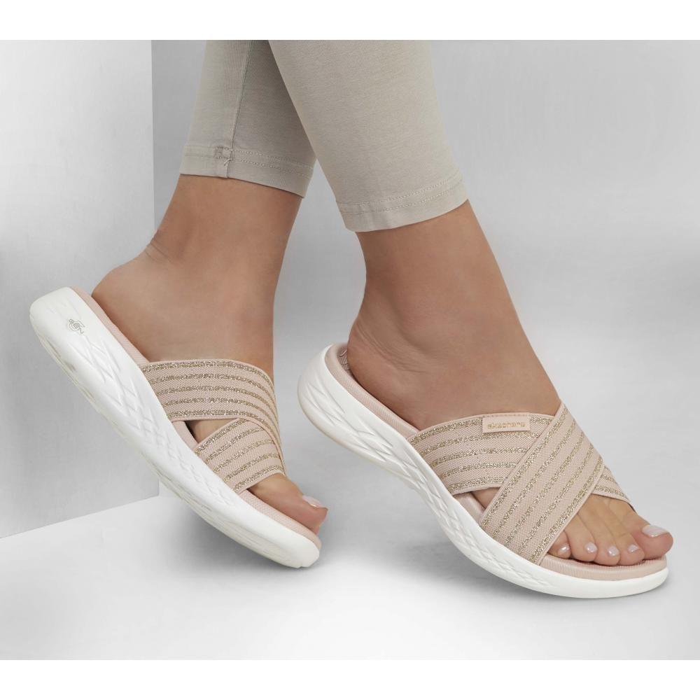 Sandalia Mujer On-The-Go 600 Stunning Rosado Skechers-1