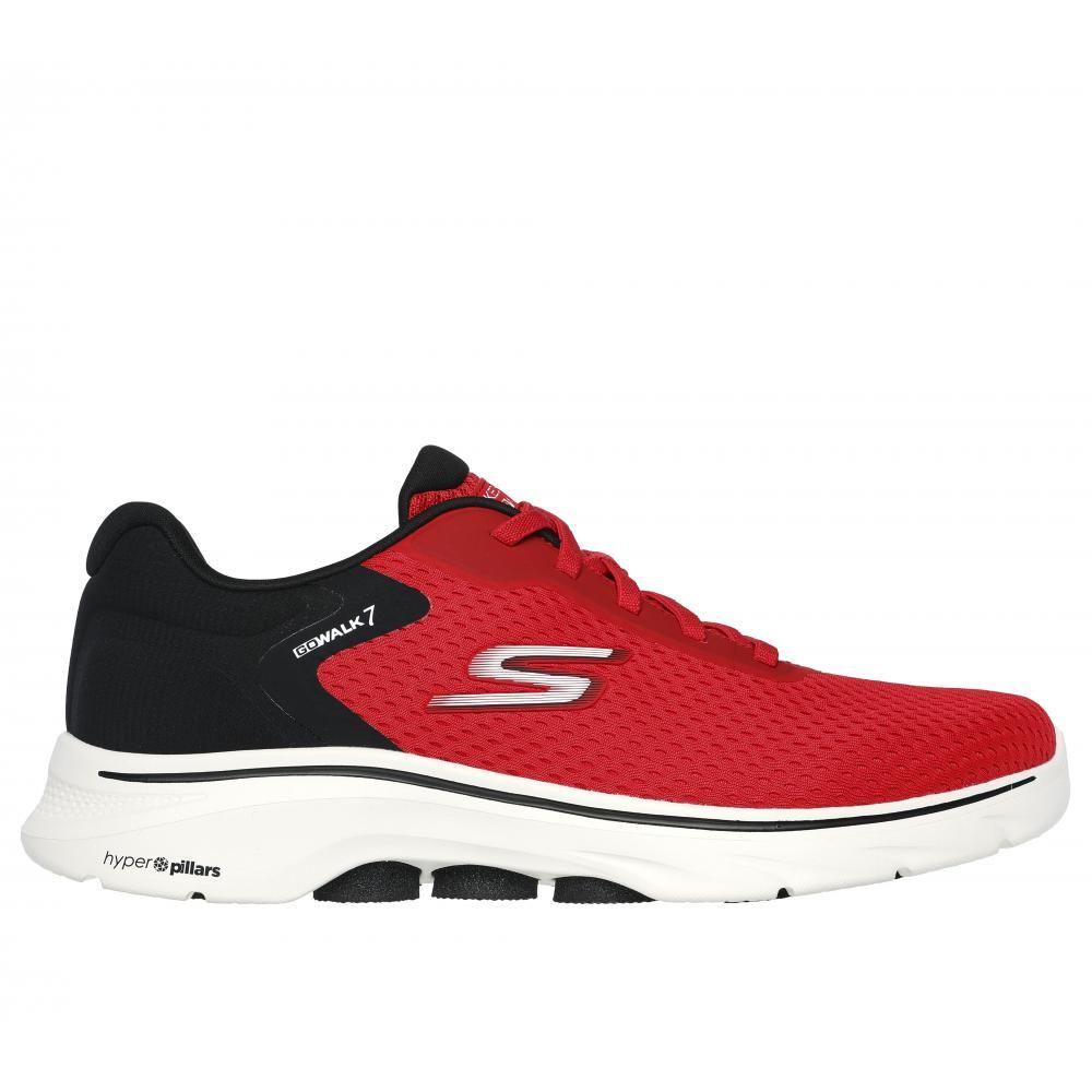 Zapatilla Hombre Go Walk 7 The Construct Rojo Skechers-0