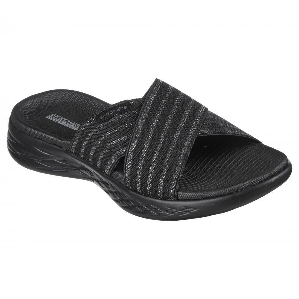 Sandalia Mujer On-The-Go 600 Stunning Negro Skechers-4