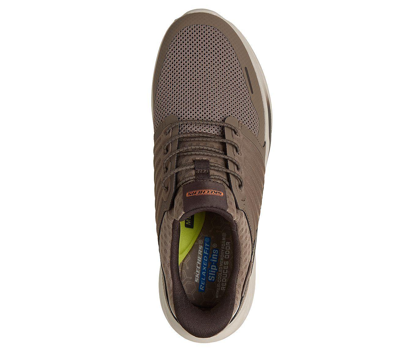 Zapatillas Skechers Hombre Slip-Ins Relaxed Fit Slade Beige-1