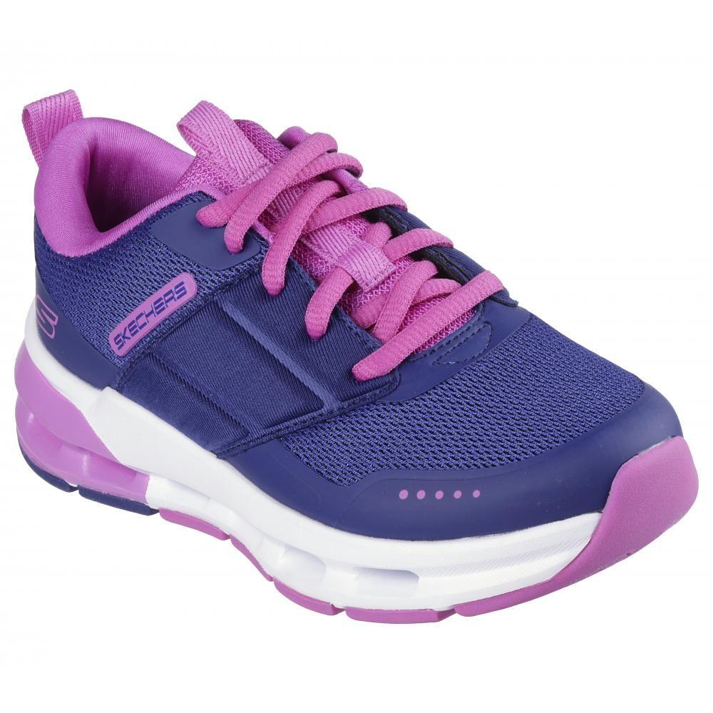 Zapatilla Niña Glide-Step + Azul Skechers-4