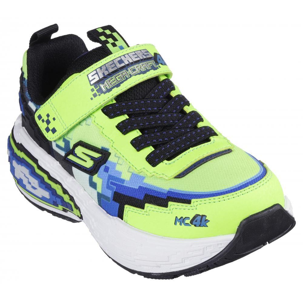 Zapatilla Niño MegaCraft 4K Verde Skechers-4