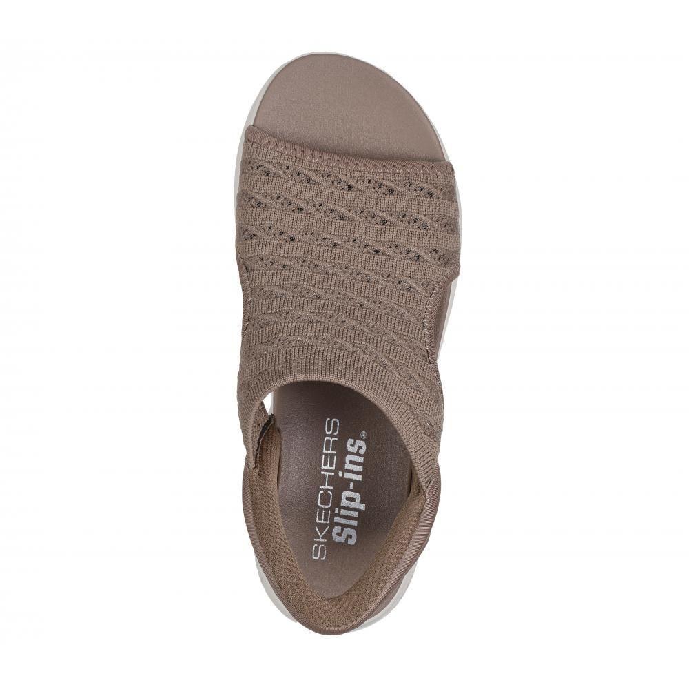 Sandalia Mujer Skechers Slip-ins: Ultra Flex 3.0 Café-1