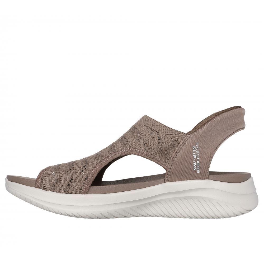 Sandalia Mujer Skechers Slip-ins: Ultra Flex 3.0 Café-3