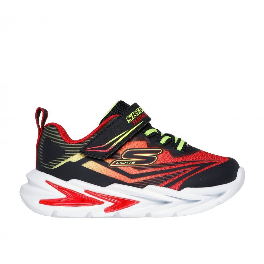 Zapatilla Niño FlexGlow 4K Negro Skechers-0