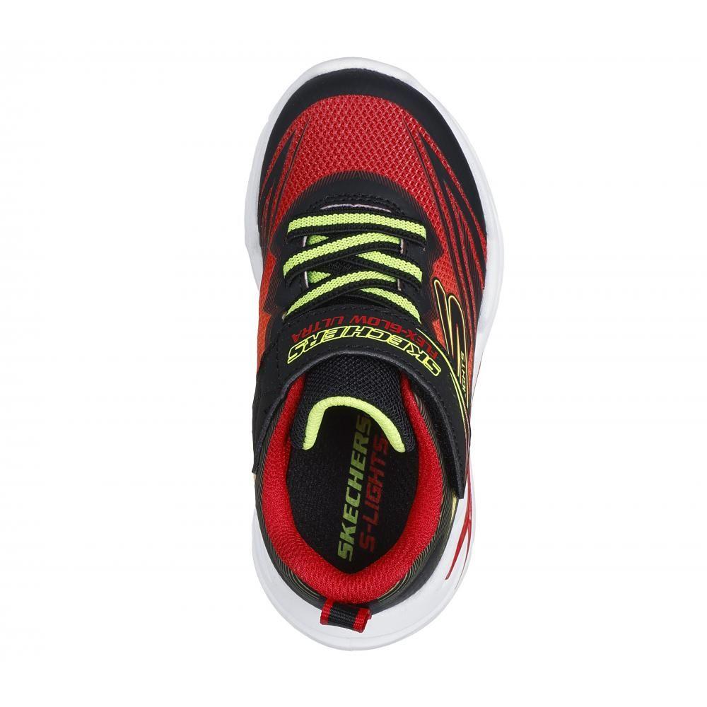 Zapatilla Niño FlexGlow 4K Negro Skechers-1
