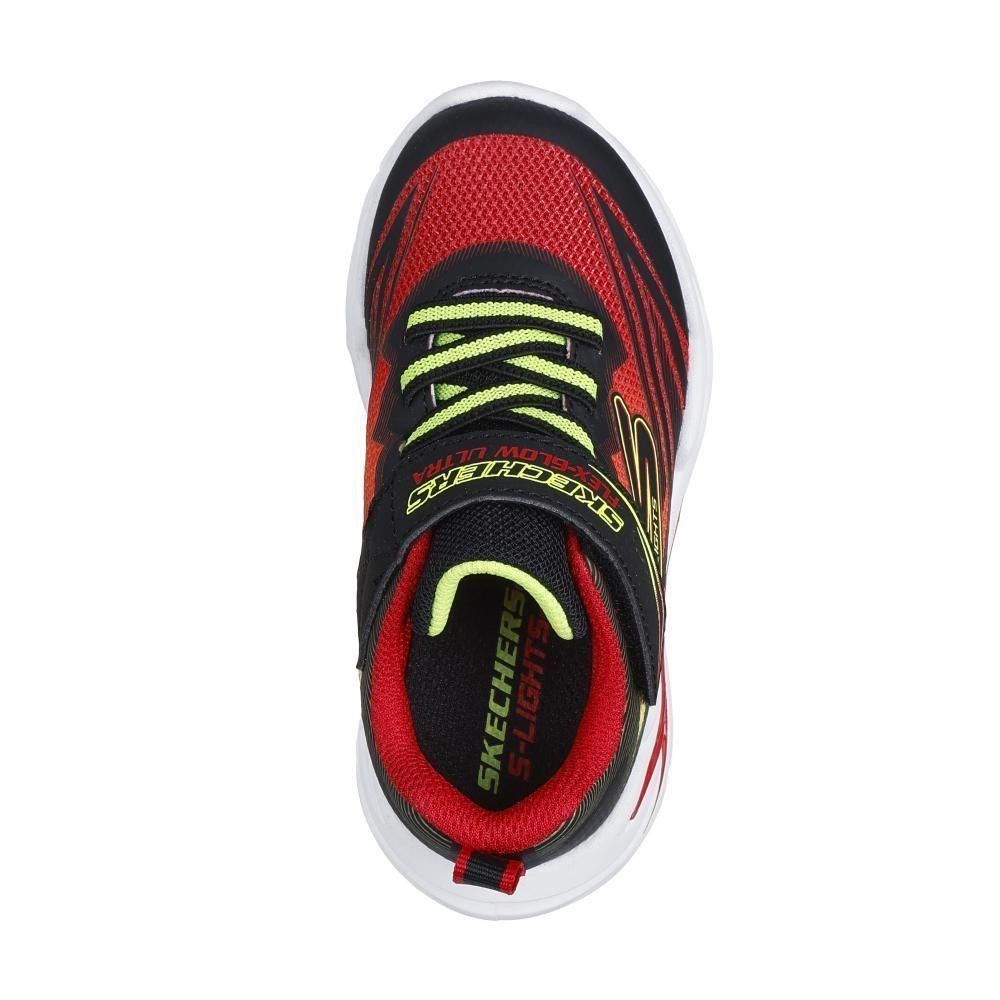 Zapatilla Niño FlexGlow 4K Negro Skechers-1