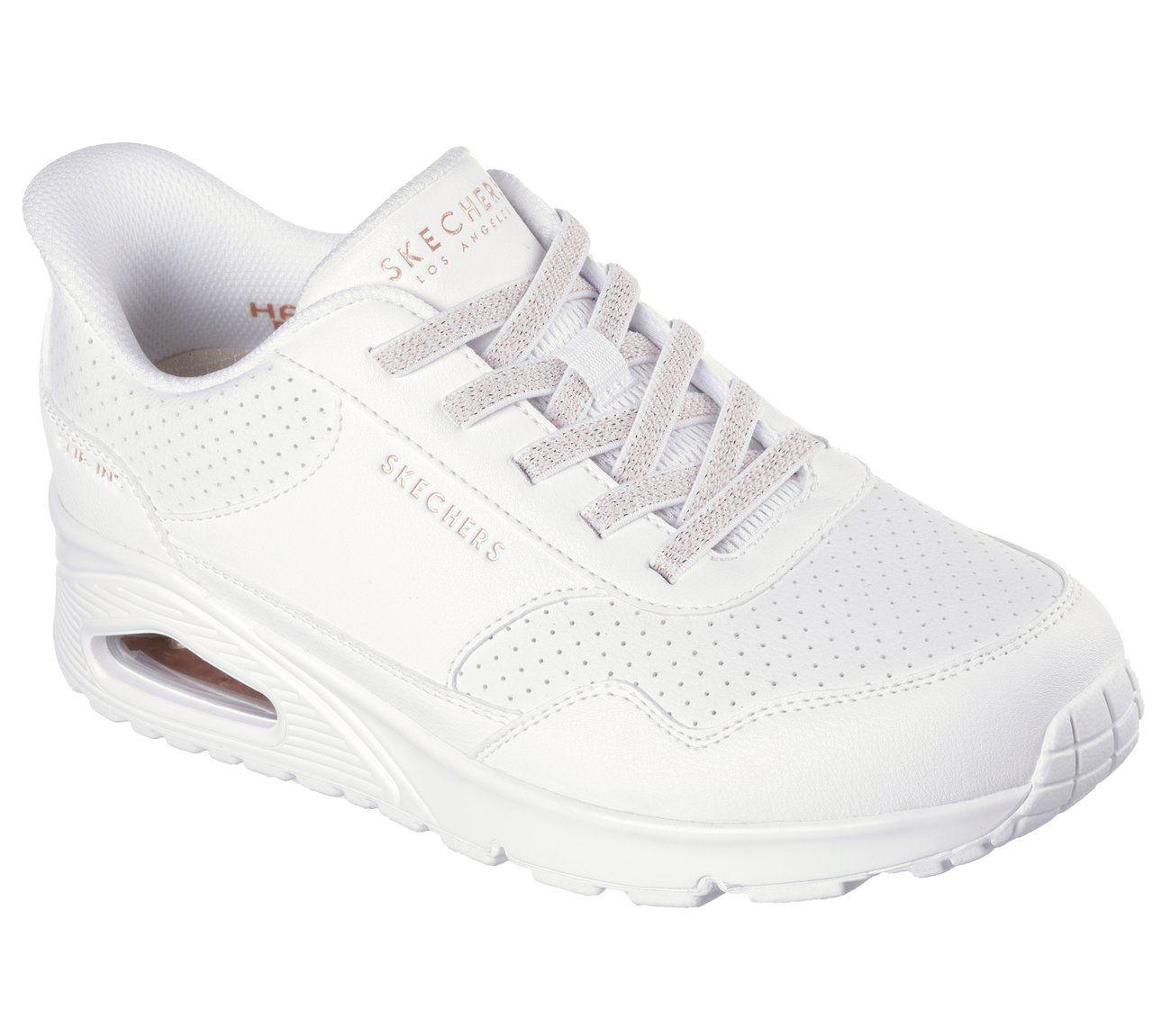 Zapatillas Mujer Slip-ins Uno Banksia Luxe Blanco Skechers-3