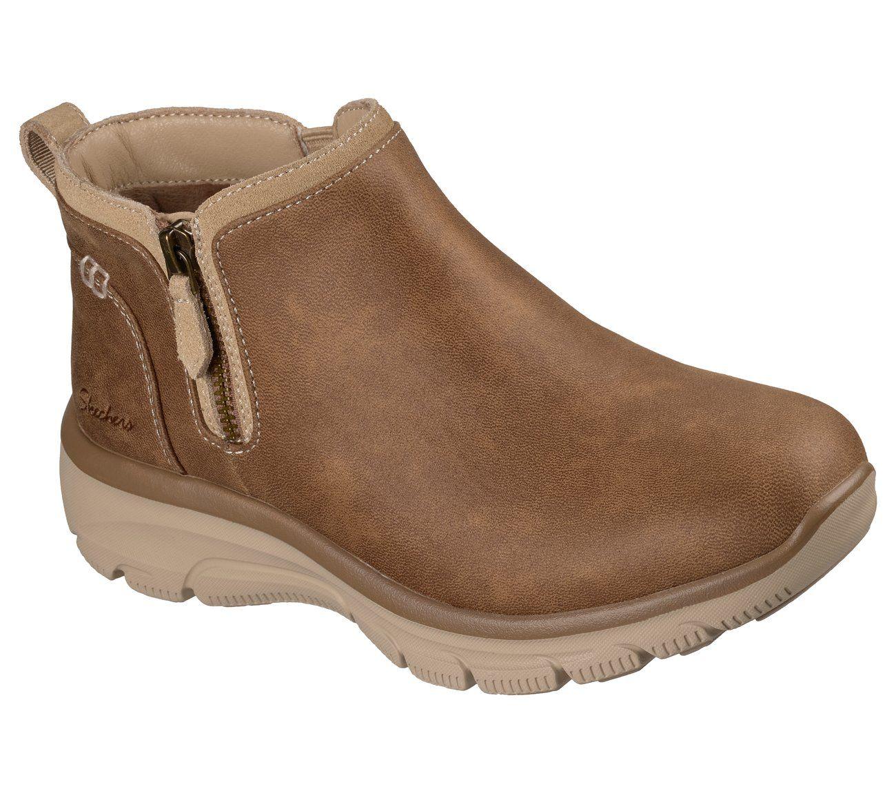 Botines Mujer Easy Going Fall View Café Skechers-2