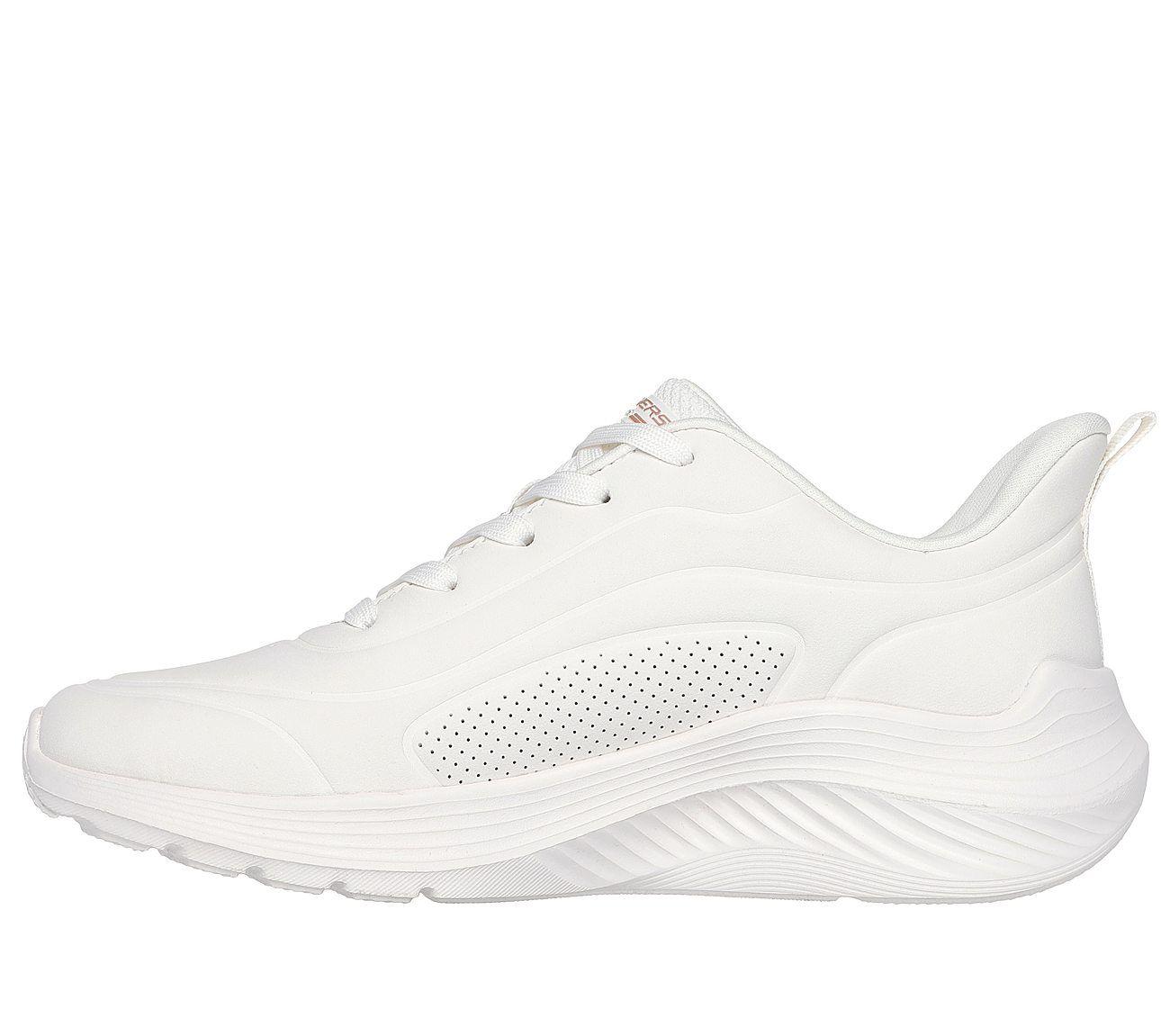 Zapatillas Skechers Mujer Bobs Sport Squad Waves Blanco-3