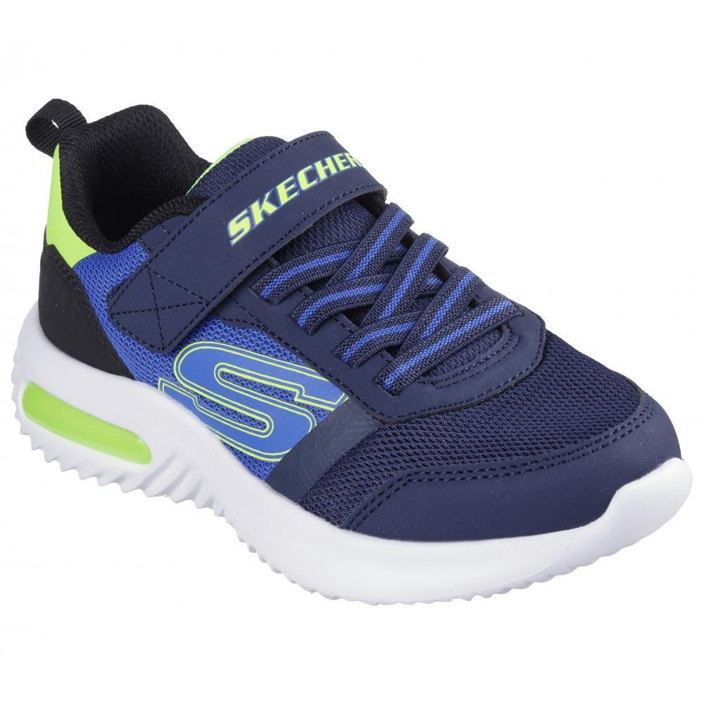 Zapatilla Niño Bounder-Tech Ultravoid Azul Skechers-4