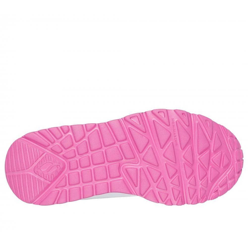 Zapatilla Niña Uno Lite Lovey Luv Blanco Skechers-2