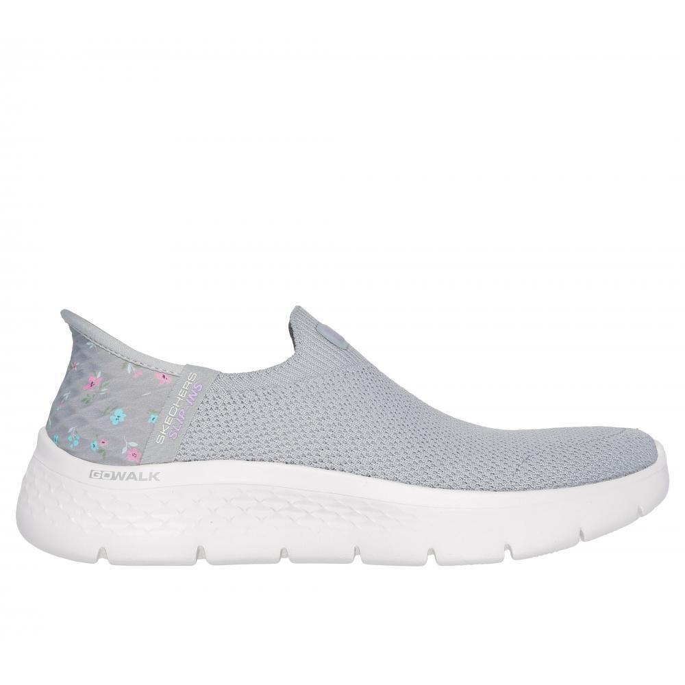 Zapatilla Mujer Go Walk Flex Sunset Rose Gris Skechers-0
