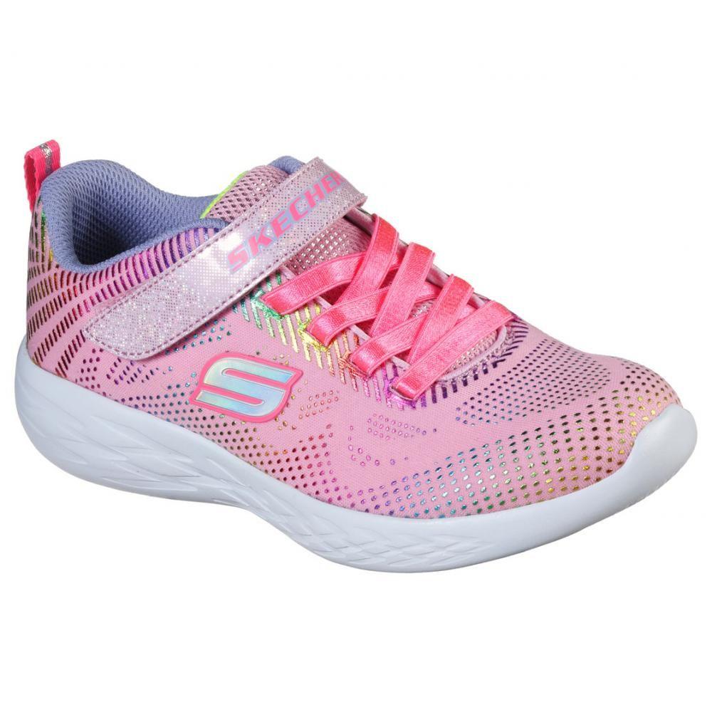 Zapatillas Niña Go Run 600 Shimmer Speeder Rosado Skechers-3