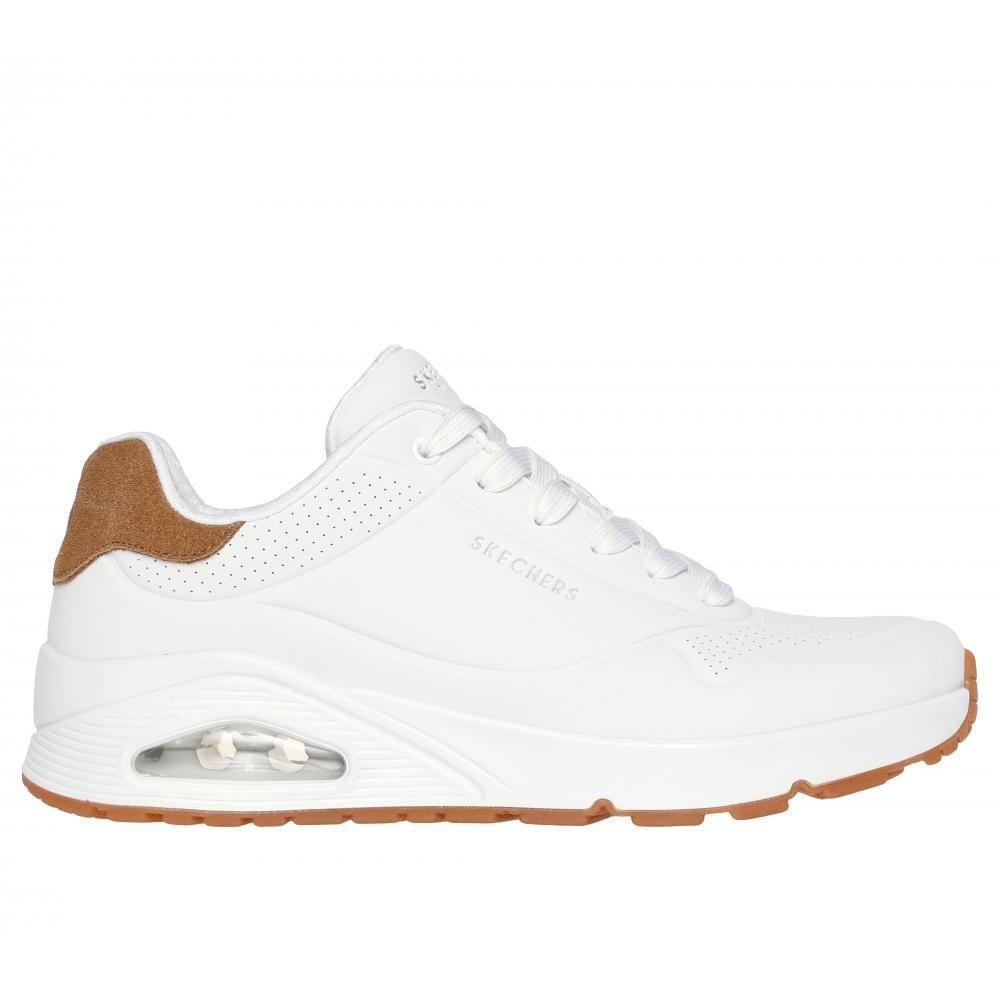 Zapatilla Hombre Uno Suited On Air Blanco Skechers-0