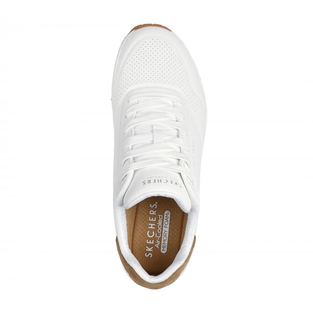 Zapatilla Hombre Uno Suited On Air Blanco Skechers-1