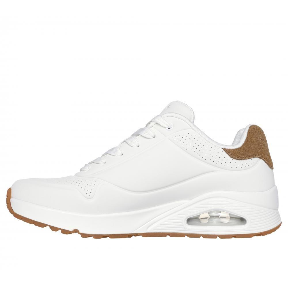 Zapatilla Hombre Uno Suited On Air Blanco Skechers-3