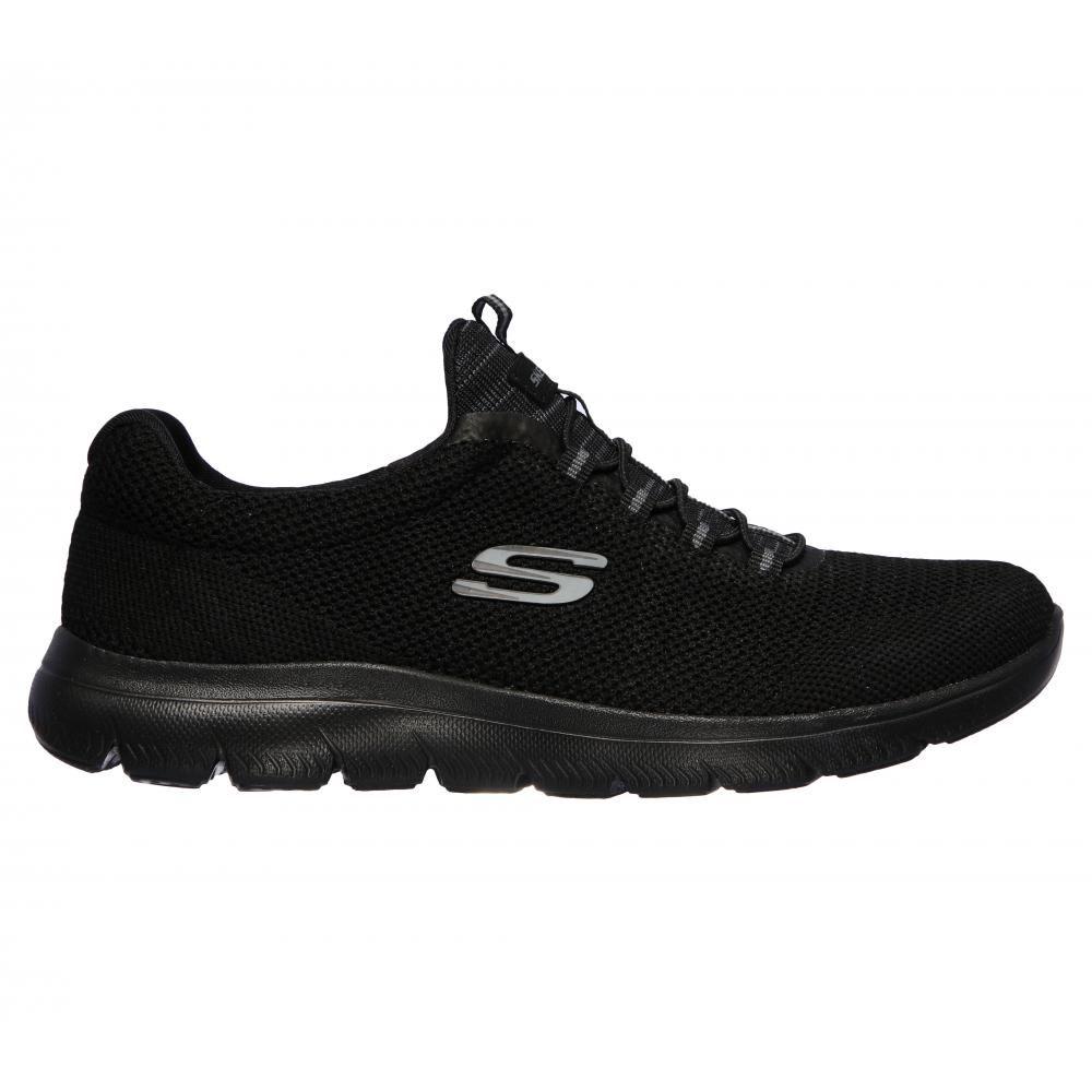 Zapatilla Mujer Summits Cool Classic Negra Skechers-4