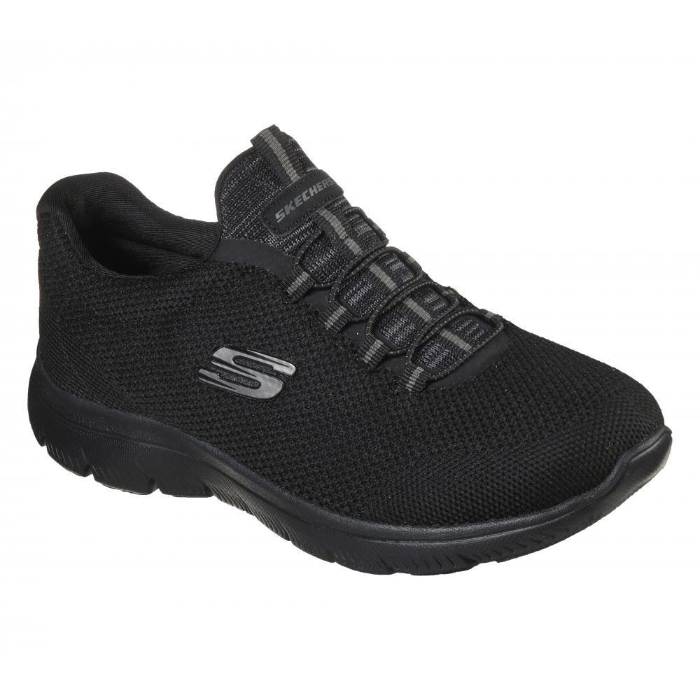 Zapatilla Mujer Summits Cool Classic Negra Skechers-5