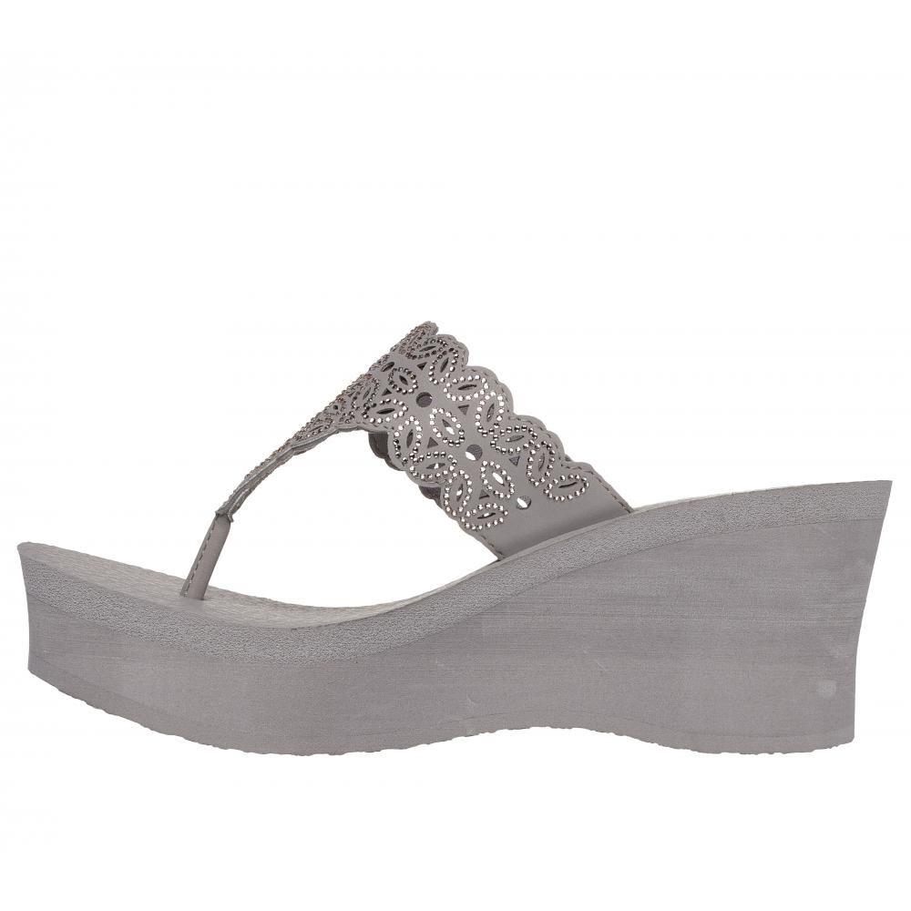 Sandalia Mujer Padma Flower Glitz Beige Skechers-3