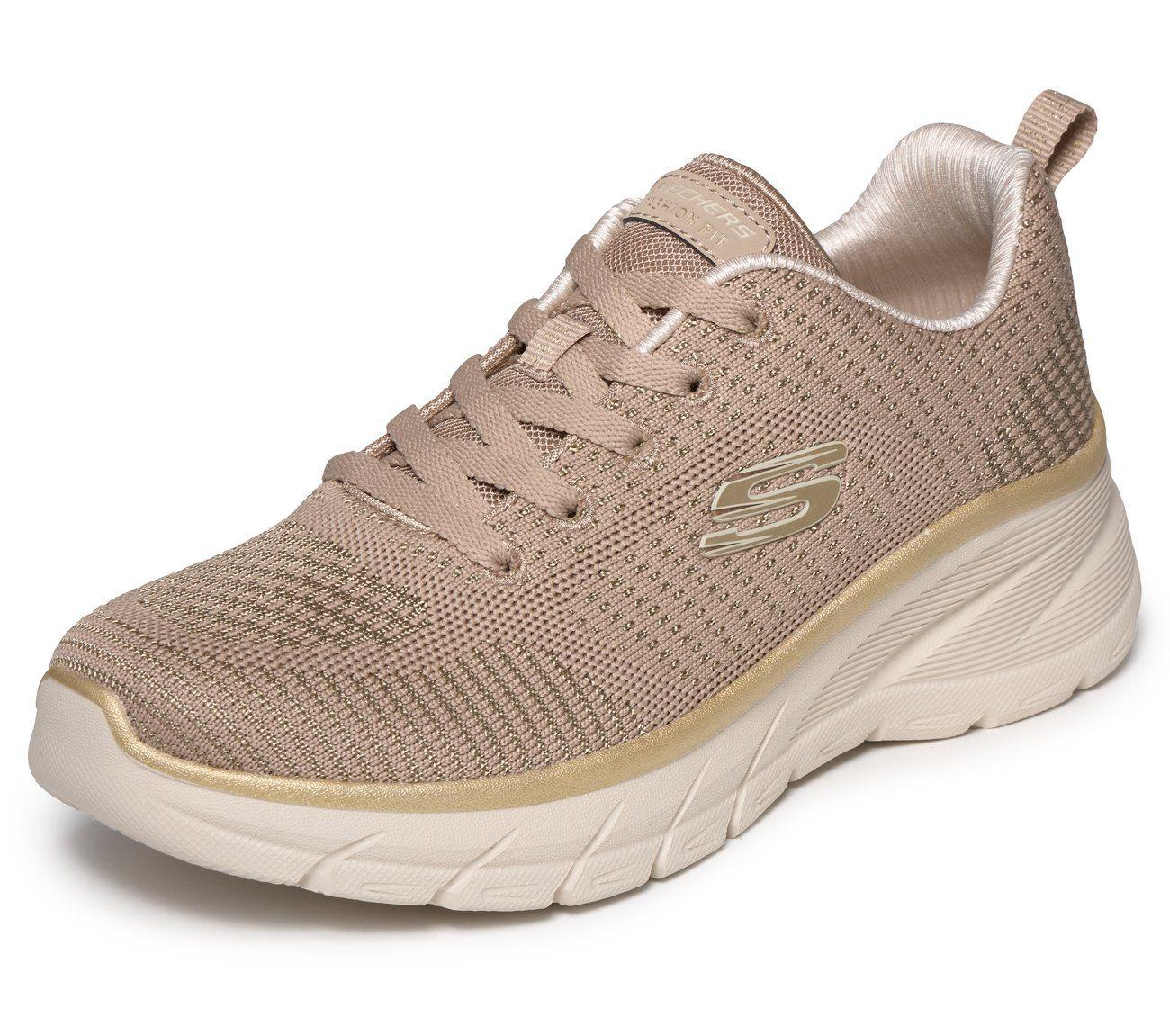 Zapatillas Mujer Fashion Fit 2.0 Beige Skechers-4