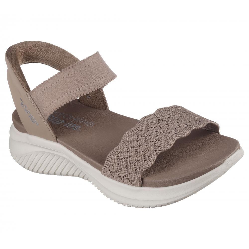 Sandalia Mujer Skechers Slip-ins: Ultra Flex 3.0 Marrón-4