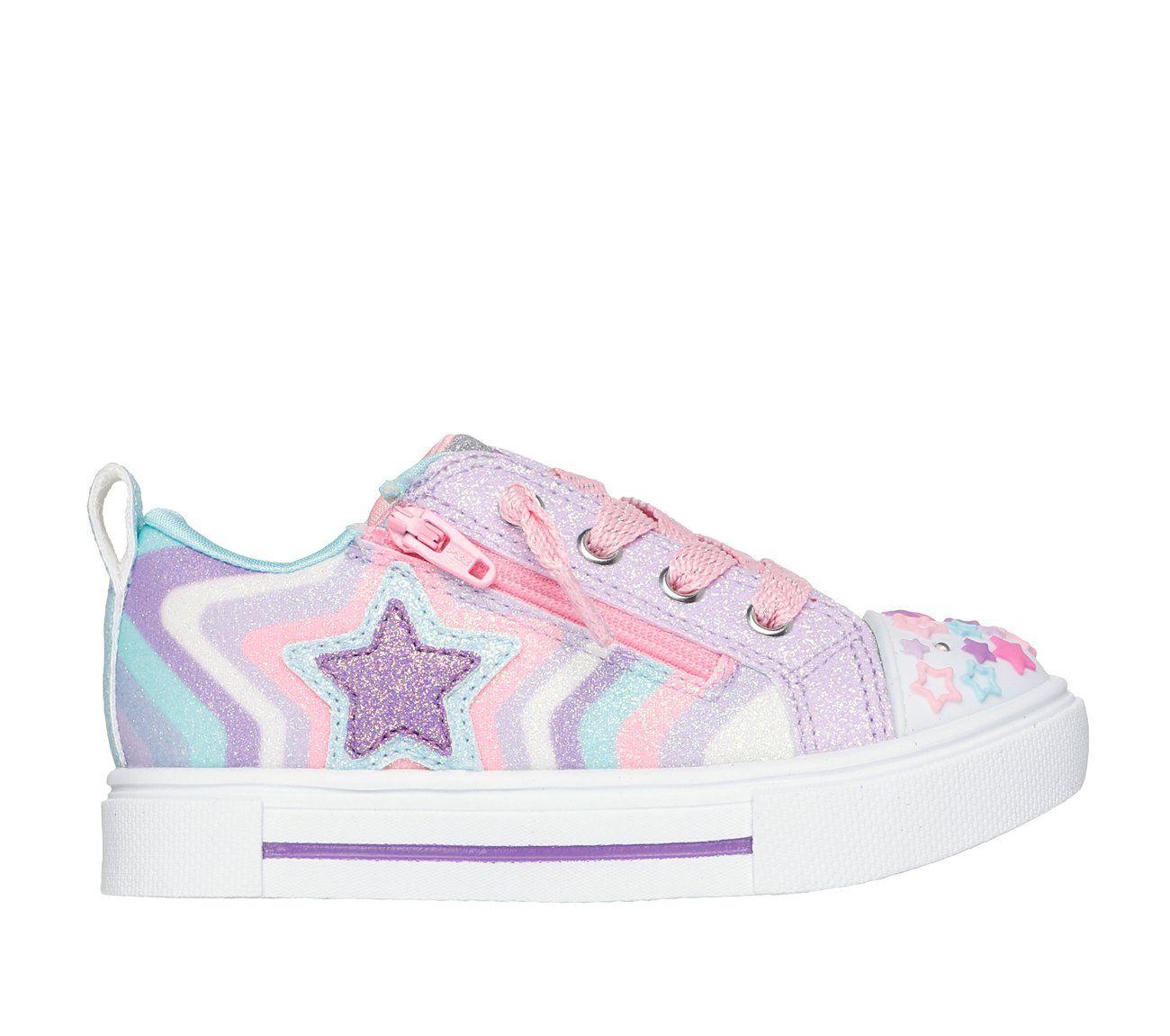 Zapatillas Niña-Infant Twinkle Sparks Cosmic Burst Morado Skechers-0