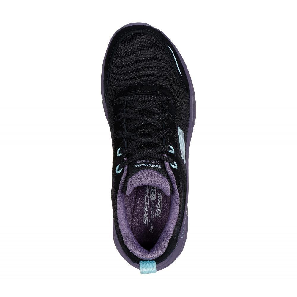 Zapatilla Mujer D'Lux Walker 2.0 Autumn Sun Negra Skechers-1