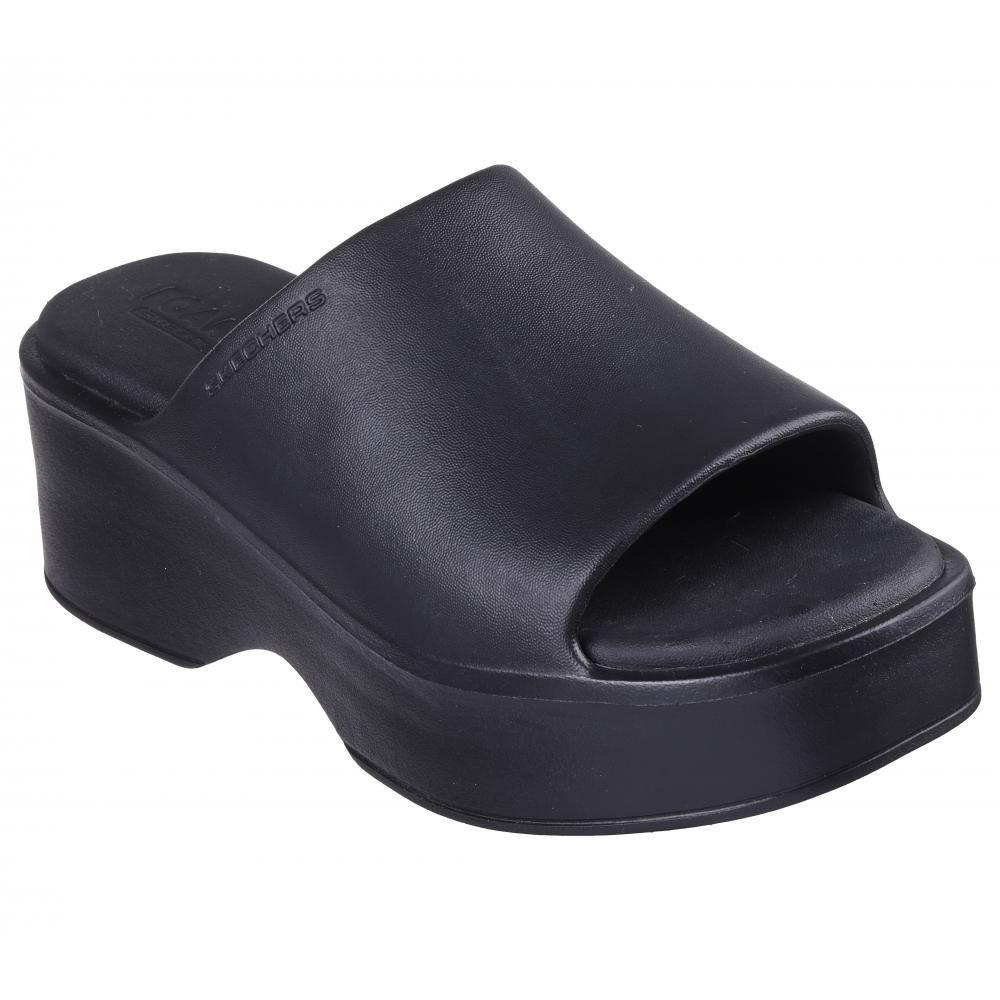 Sandalia Mujer Foamies Rave As If Negro Skechers-5